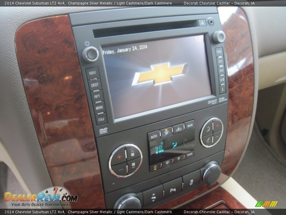 2014 Chevrolet Suburban LTZ 4x4 Champagne Silver Metallic / Light Cashmere/Dark Cashmere Photo #11