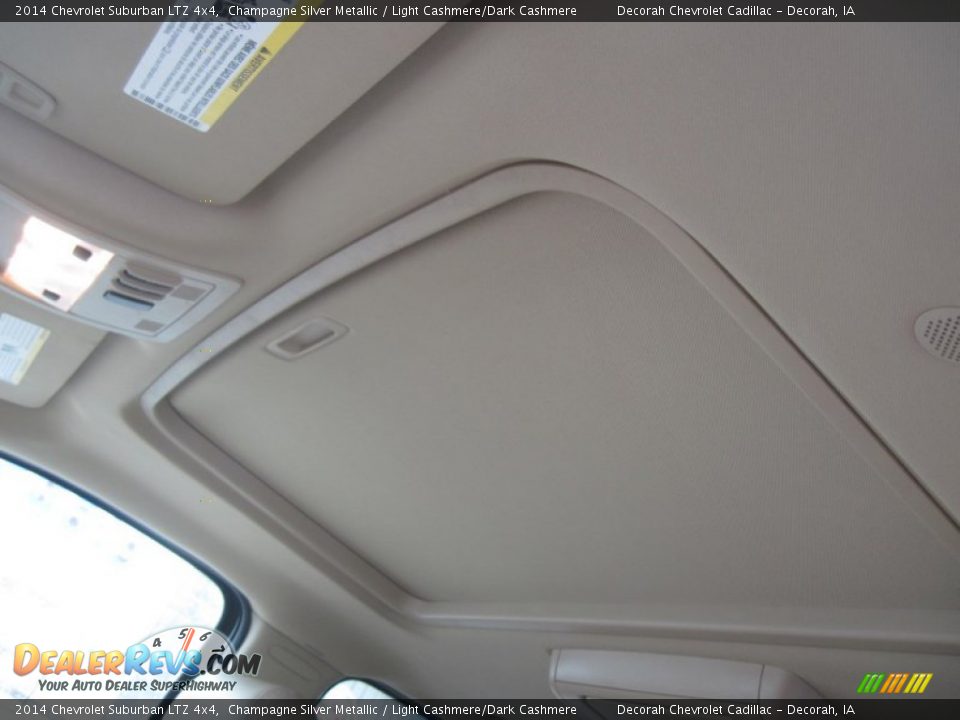 2014 Chevrolet Suburban LTZ 4x4 Champagne Silver Metallic / Light Cashmere/Dark Cashmere Photo #13