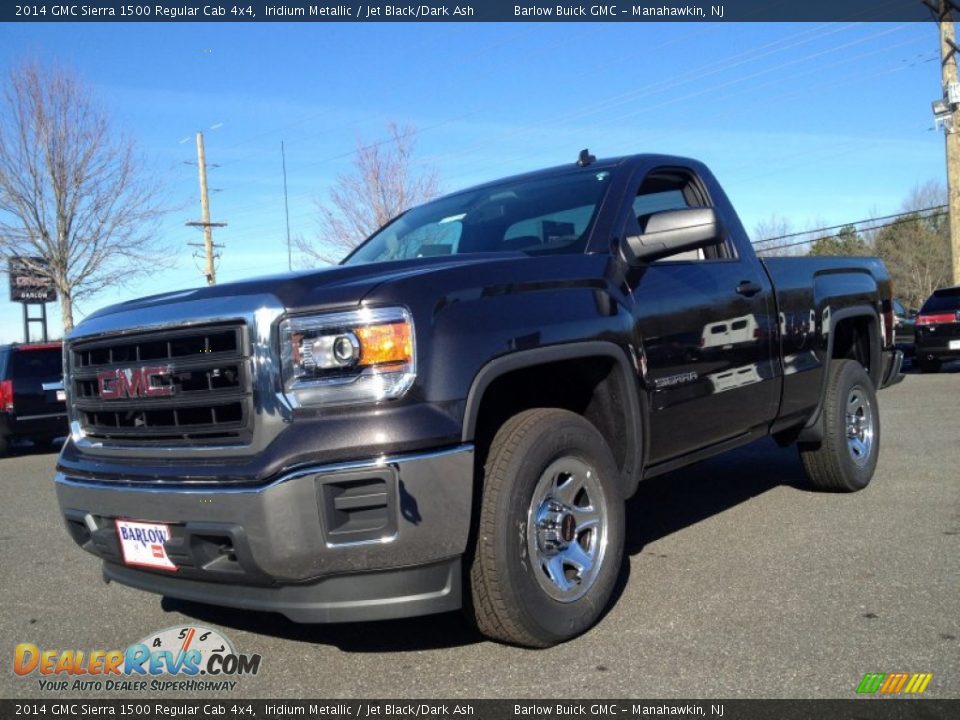 2014 GMC Sierra 1500 Regular Cab 4x4 Iridium Metallic / Jet Black/Dark Ash Photo #1