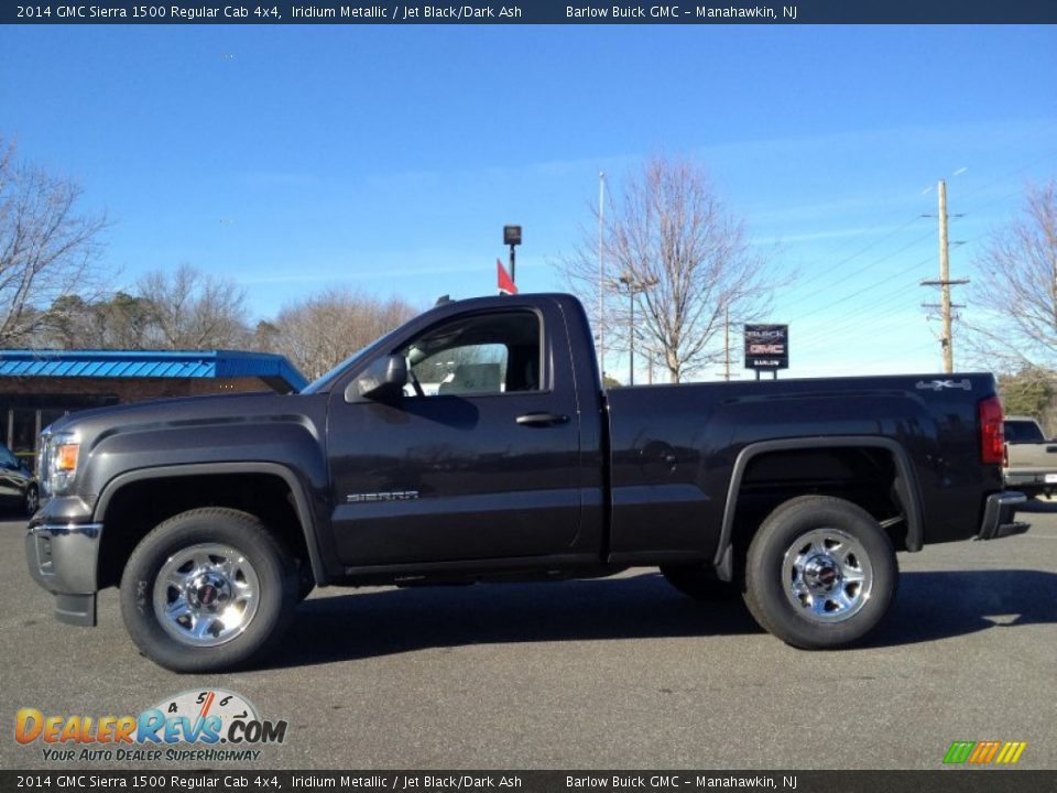 2014 GMC Sierra 1500 Regular Cab 4x4 Iridium Metallic / Jet Black/Dark Ash Photo #3