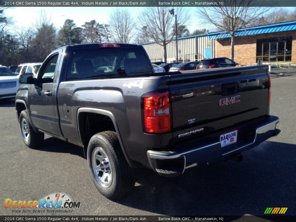 2014 GMC Sierra 1500 Regular Cab 4x4 Iridium Metallic / Jet Black/Dark Ash Photo #4