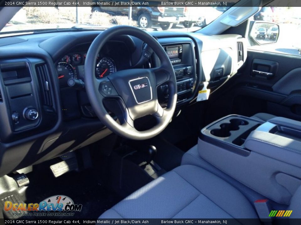 2014 GMC Sierra 1500 Regular Cab 4x4 Iridium Metallic / Jet Black/Dark Ash Photo #7