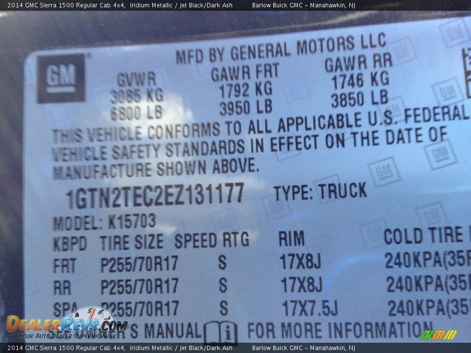 2014 GMC Sierra 1500 Regular Cab 4x4 Iridium Metallic / Jet Black/Dark Ash Photo #9