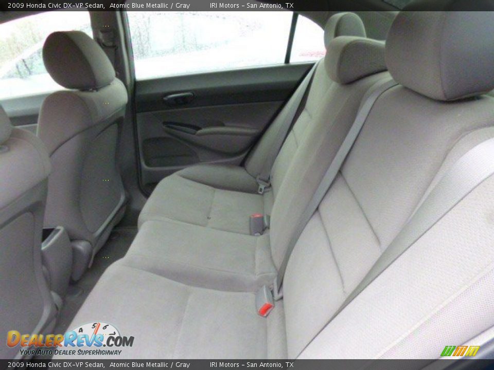 2009 Honda Civic DX-VP Sedan Atomic Blue Metallic / Gray Photo #10
