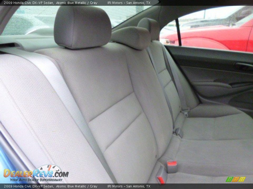 2009 Honda Civic DX-VP Sedan Atomic Blue Metallic / Gray Photo #11