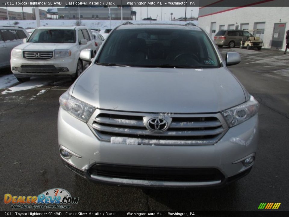 2011 Toyota Highlander SE 4WD Classic Silver Metallic / Black Photo #3