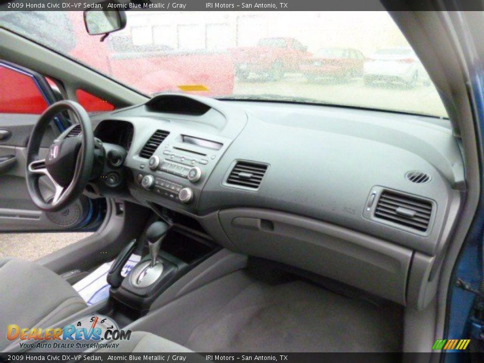 2009 Honda Civic DX-VP Sedan Atomic Blue Metallic / Gray Photo #14