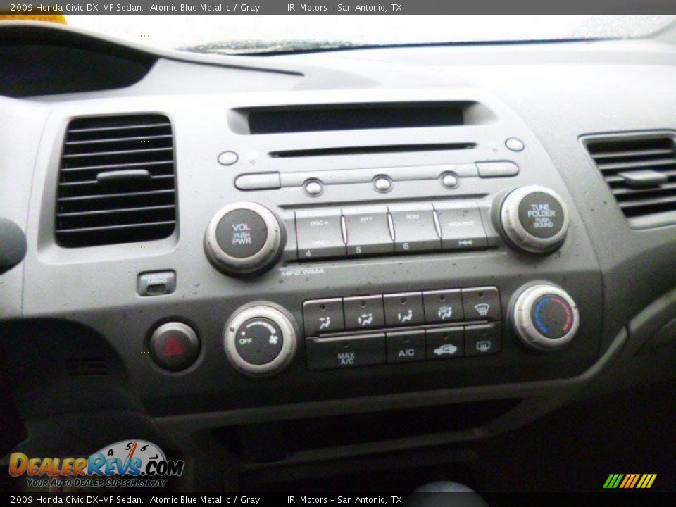 2009 Honda Civic DX-VP Sedan Atomic Blue Metallic / Gray Photo #16