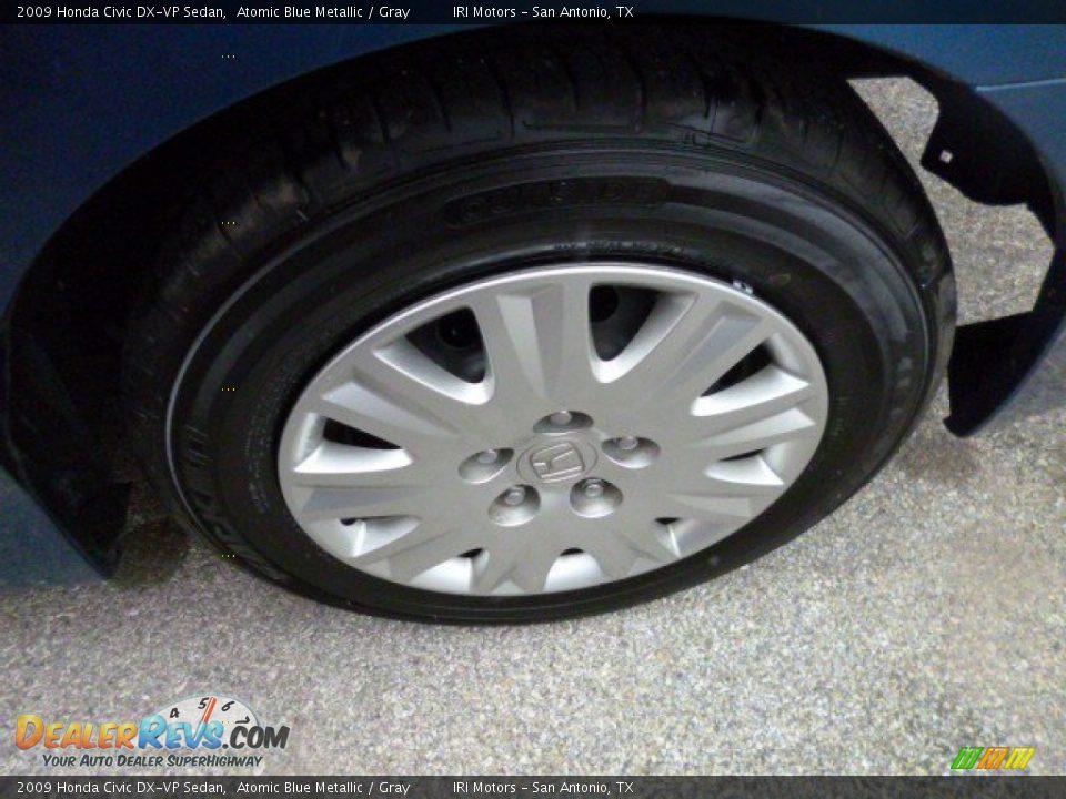 2009 Honda Civic DX-VP Sedan Atomic Blue Metallic / Gray Photo #18