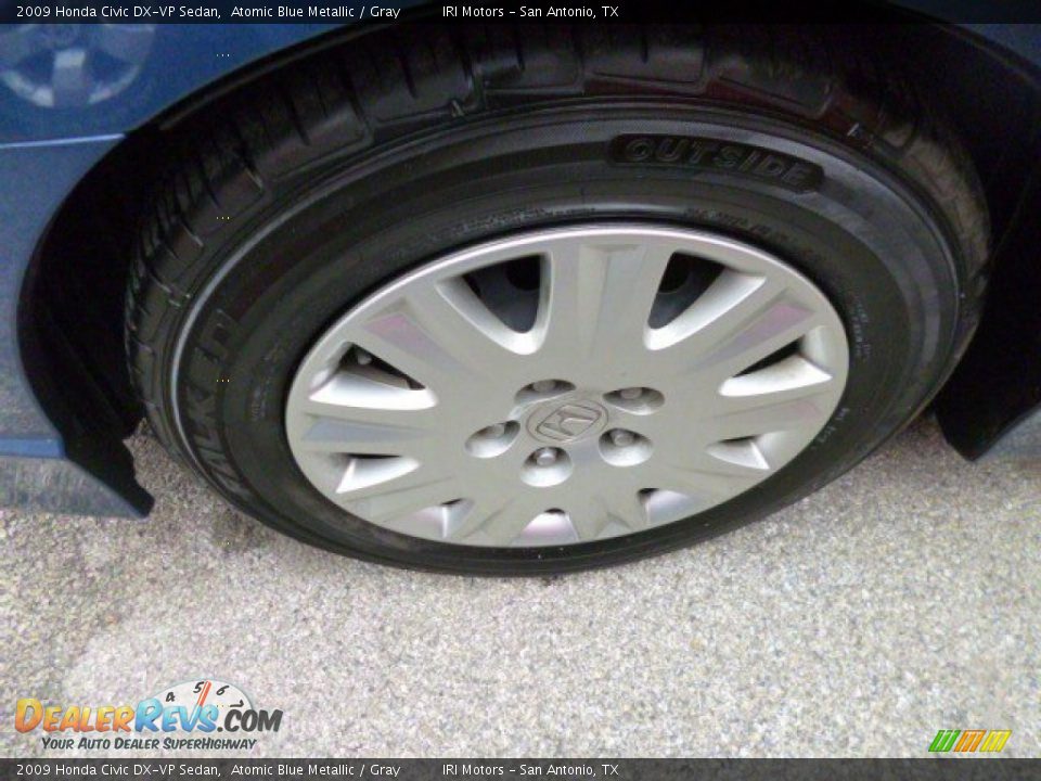 2009 Honda Civic DX-VP Sedan Atomic Blue Metallic / Gray Photo #19