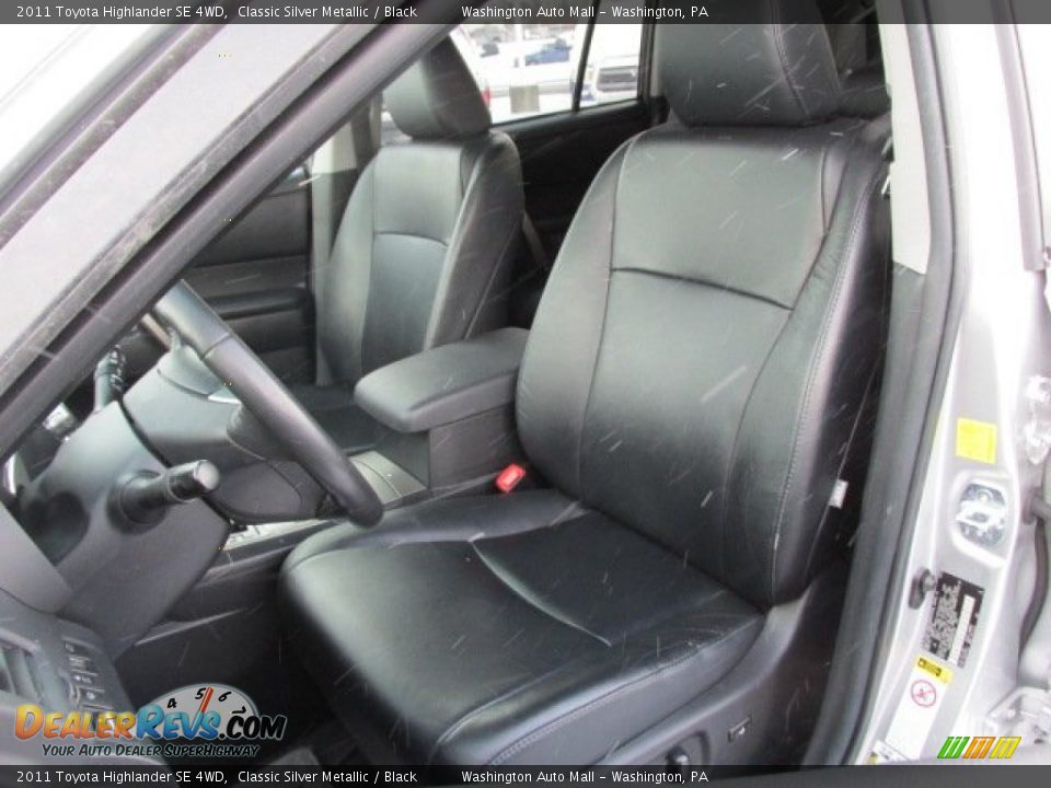 2011 Toyota Highlander SE 4WD Classic Silver Metallic / Black Photo #11