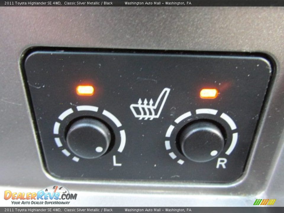 2011 Toyota Highlander SE 4WD Classic Silver Metallic / Black Photo #15