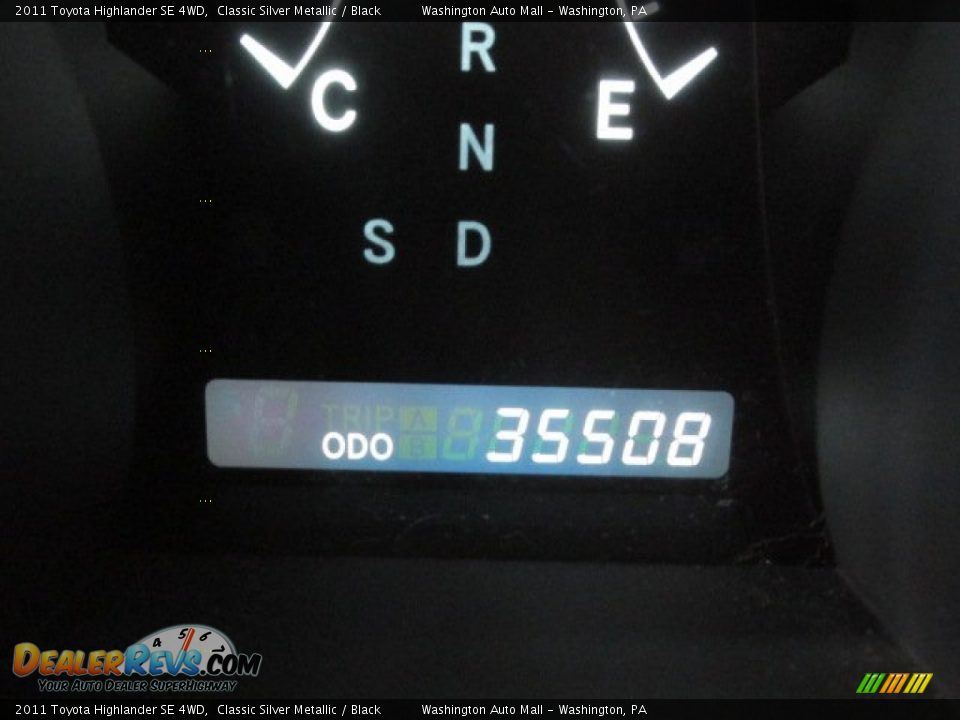 2011 Toyota Highlander SE 4WD Classic Silver Metallic / Black Photo #20