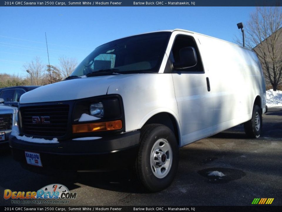 2014 GMC Savana Van 2500 Cargo Summit White / Medium Pewter Photo #1