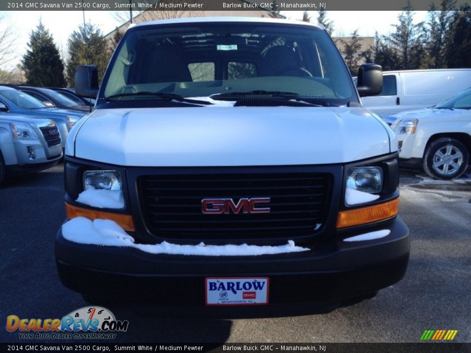 2014 GMC Savana Van 2500 Cargo Summit White / Medium Pewter Photo #2