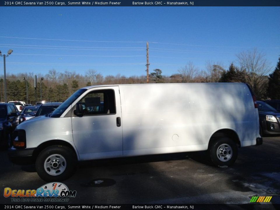 2014 GMC Savana Van 2500 Cargo Summit White / Medium Pewter Photo #3