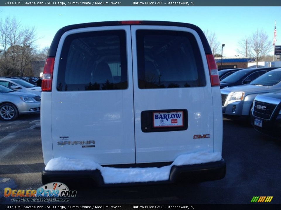 2014 GMC Savana Van 2500 Cargo Summit White / Medium Pewter Photo #5