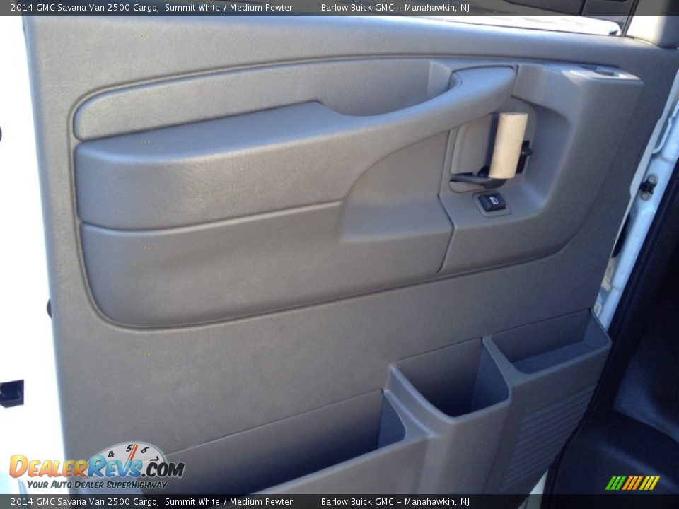 2014 GMC Savana Van 2500 Cargo Summit White / Medium Pewter Photo #8