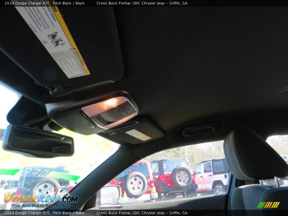 2014 Dodge Charger R/T Pitch Black / Black Photo #13