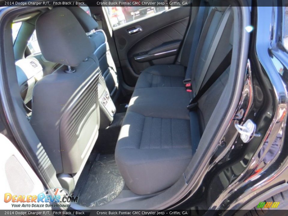 2014 Dodge Charger R/T Pitch Black / Black Photo #14