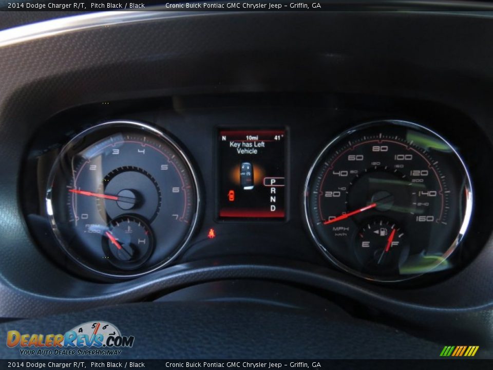 2014 Dodge Charger R/T Pitch Black / Black Photo #16