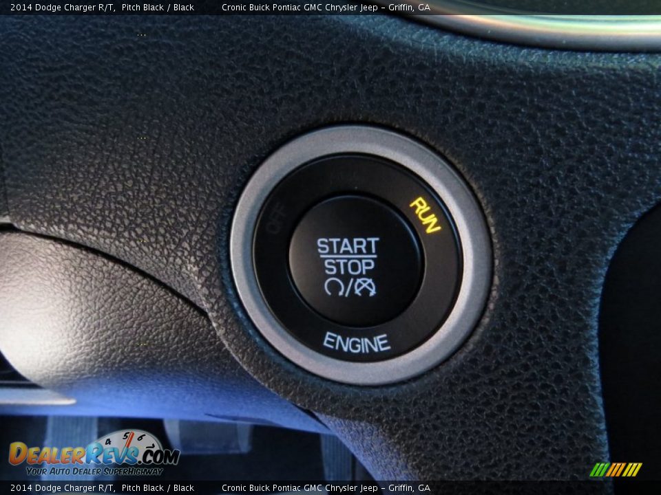 2014 Dodge Charger R/T Pitch Black / Black Photo #18