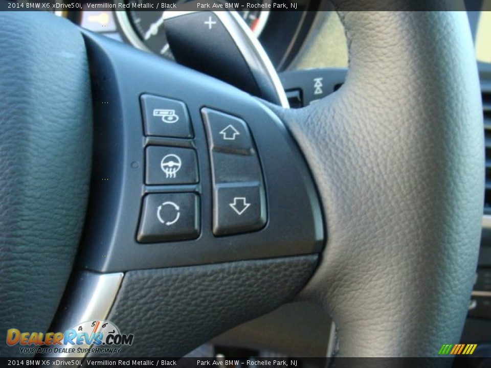 2014 BMW X6 xDrive50i Vermillion Red Metallic / Black Photo #16