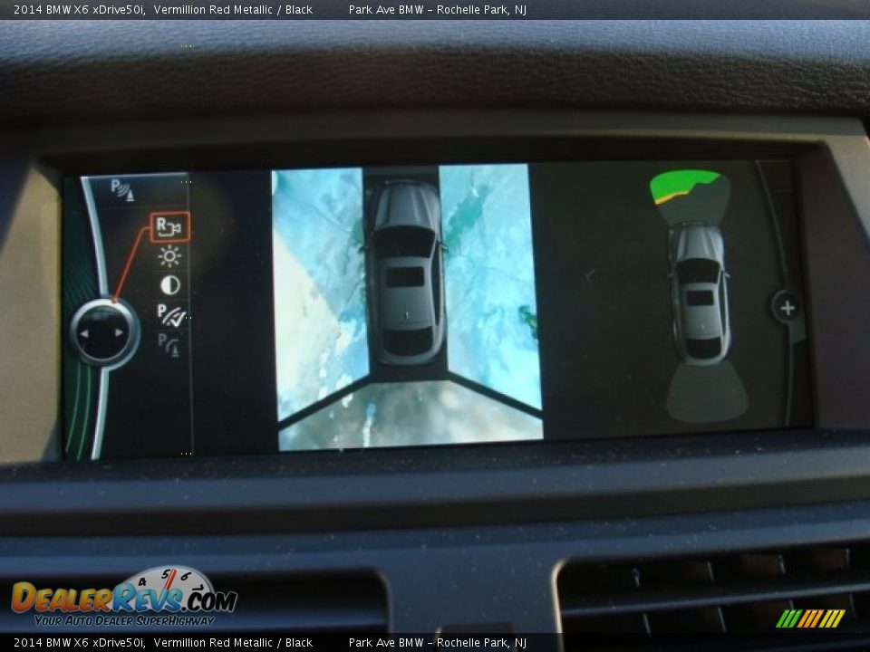 2014 BMW X6 xDrive50i Vermillion Red Metallic / Black Photo #20
