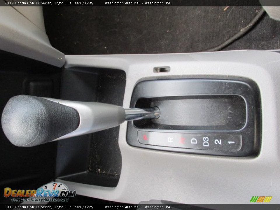 2012 Honda Civic LX Sedan Dyno Blue Pearl / Gray Photo #15