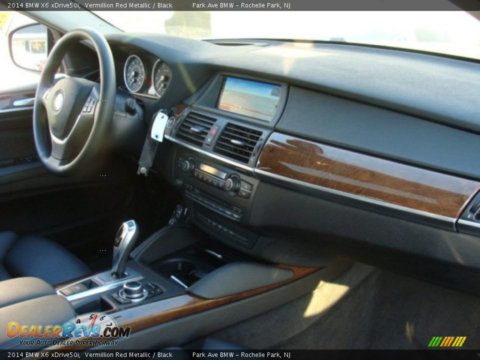 2014 BMW X6 xDrive50i Vermillion Red Metallic / Black Photo #27