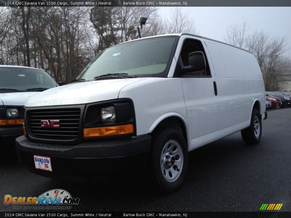 2014 GMC Savana Van 1500 Cargo Summit White / Neutral Photo #1