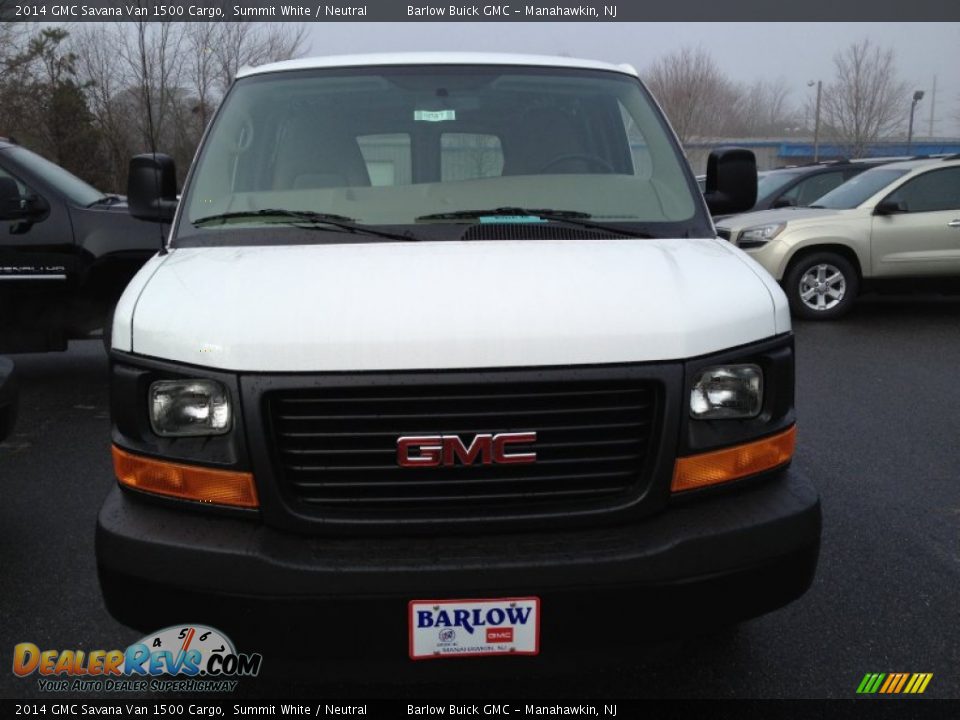2014 GMC Savana Van 1500 Cargo Summit White / Neutral Photo #2