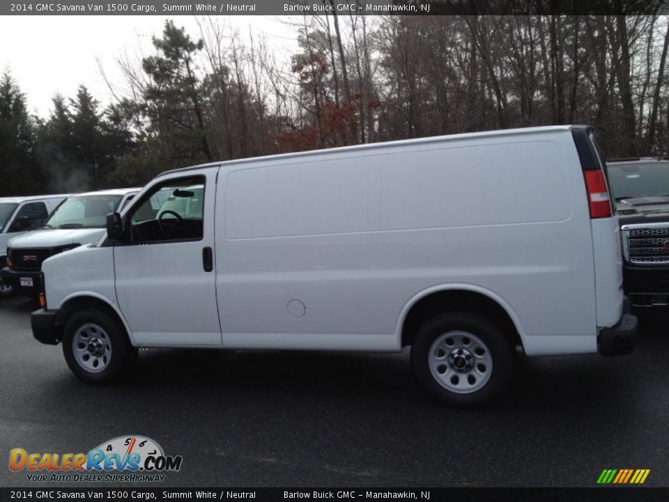 2014 GMC Savana Van 1500 Cargo Summit White / Neutral Photo #3