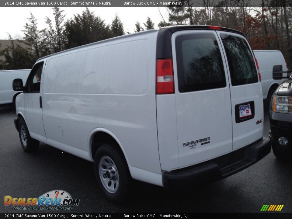 2014 GMC Savana Van 1500 Cargo Summit White / Neutral Photo #4