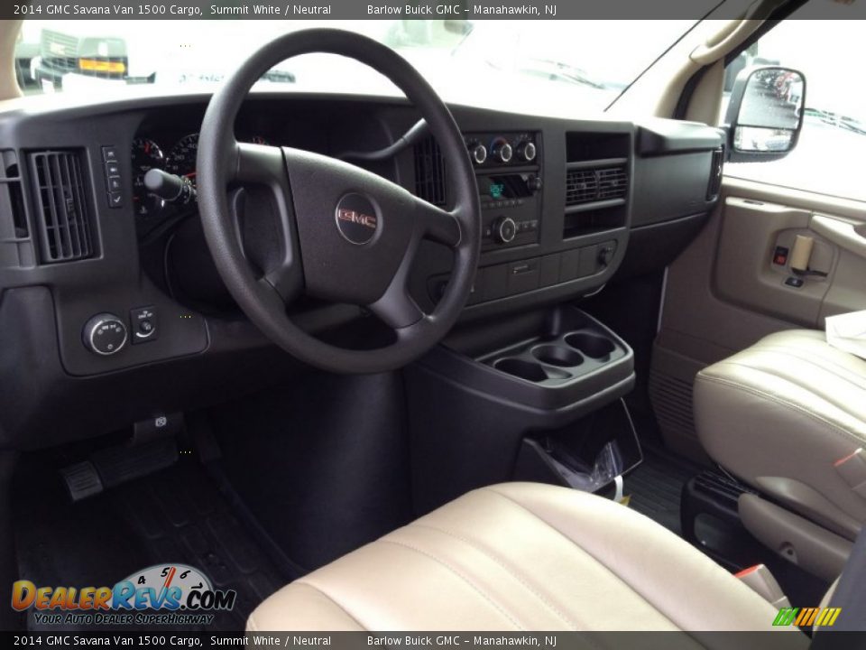 Neutral Interior - 2014 GMC Savana Van 1500 Cargo Photo #7