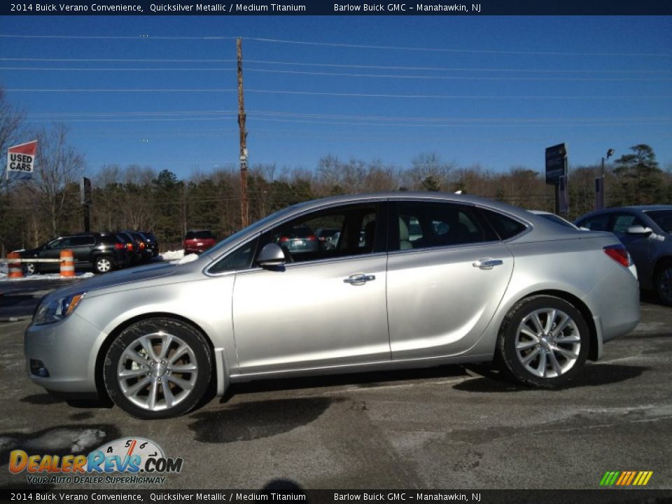 2014 Buick Verano Convenience Quicksilver Metallic / Medium Titanium Photo #3