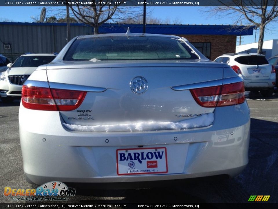 2014 Buick Verano Convenience Quicksilver Metallic / Medium Titanium Photo #5