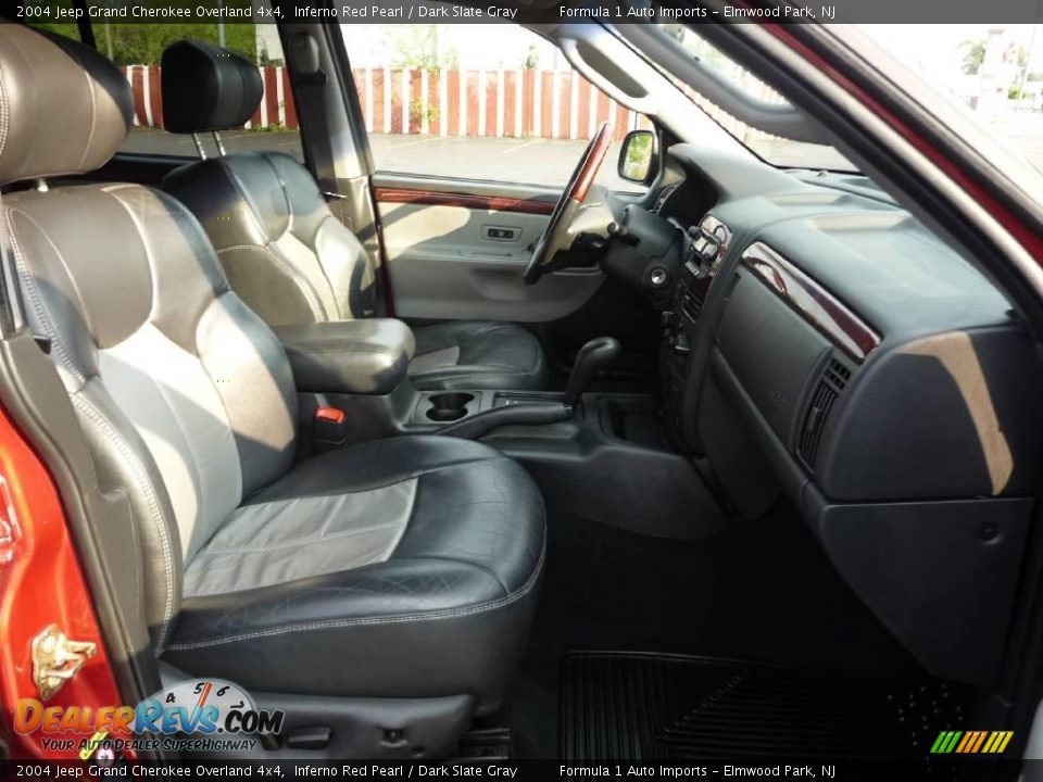 2004 Jeep Grand Cherokee Overland 4x4 Inferno Red Pearl / Dark Slate Gray Photo #6