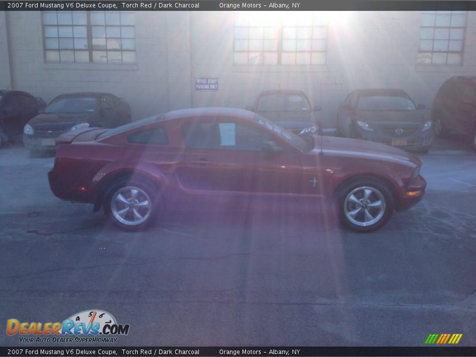 2007 Ford Mustang V6 Deluxe Coupe Torch Red / Dark Charcoal Photo #8
