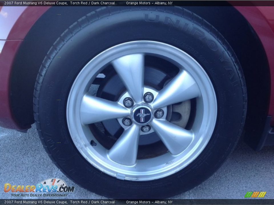 2007 Ford Mustang V6 Deluxe Coupe Torch Red / Dark Charcoal Photo #9