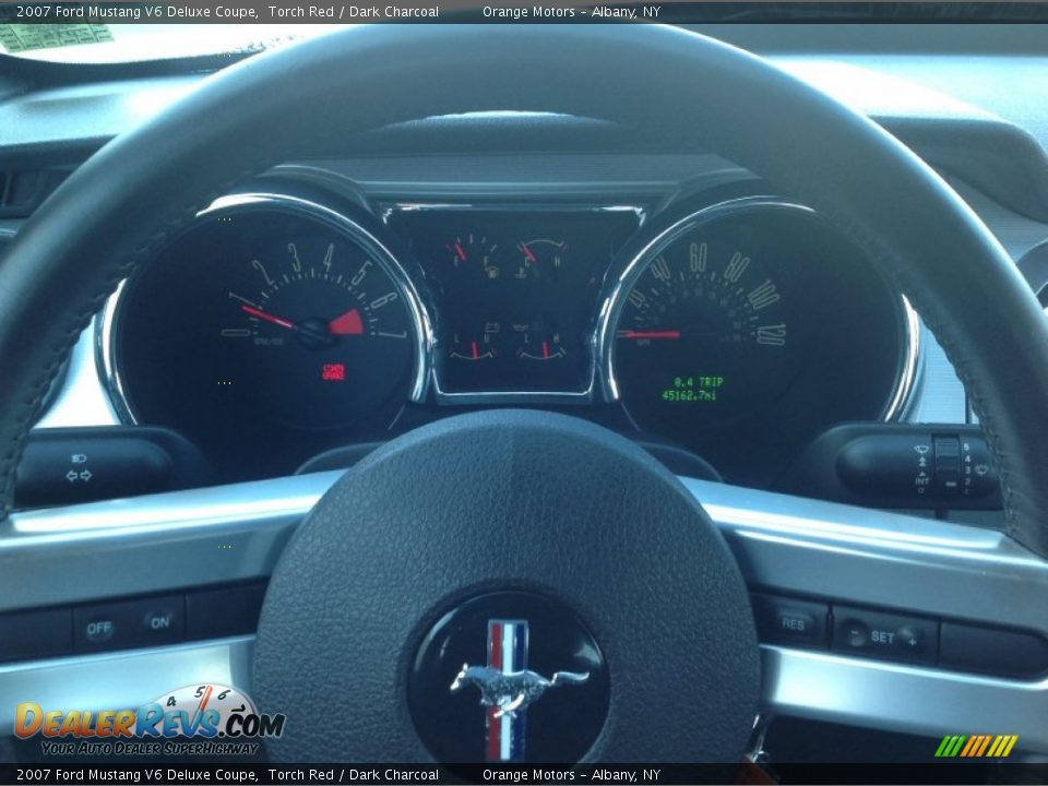 2007 Ford Mustang V6 Deluxe Coupe Torch Red / Dark Charcoal Photo #14