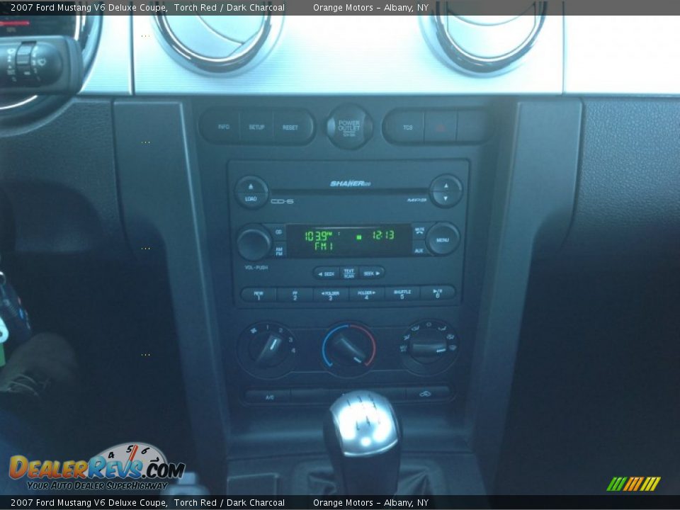 2007 Ford Mustang V6 Deluxe Coupe Torch Red / Dark Charcoal Photo #15