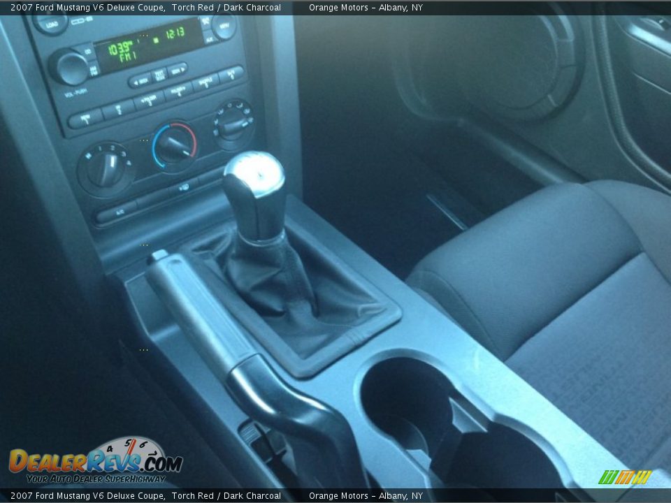 2007 Ford Mustang V6 Deluxe Coupe Torch Red / Dark Charcoal Photo #16