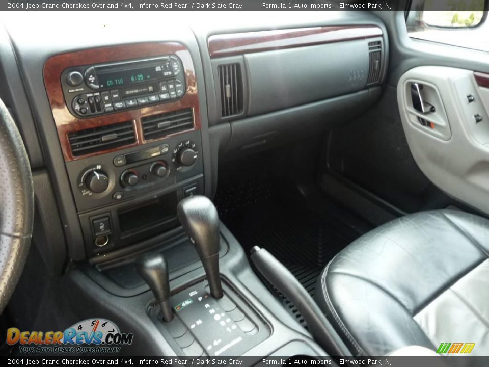 2004 Jeep Grand Cherokee Overland 4x4 Inferno Red Pearl / Dark Slate Gray Photo #17