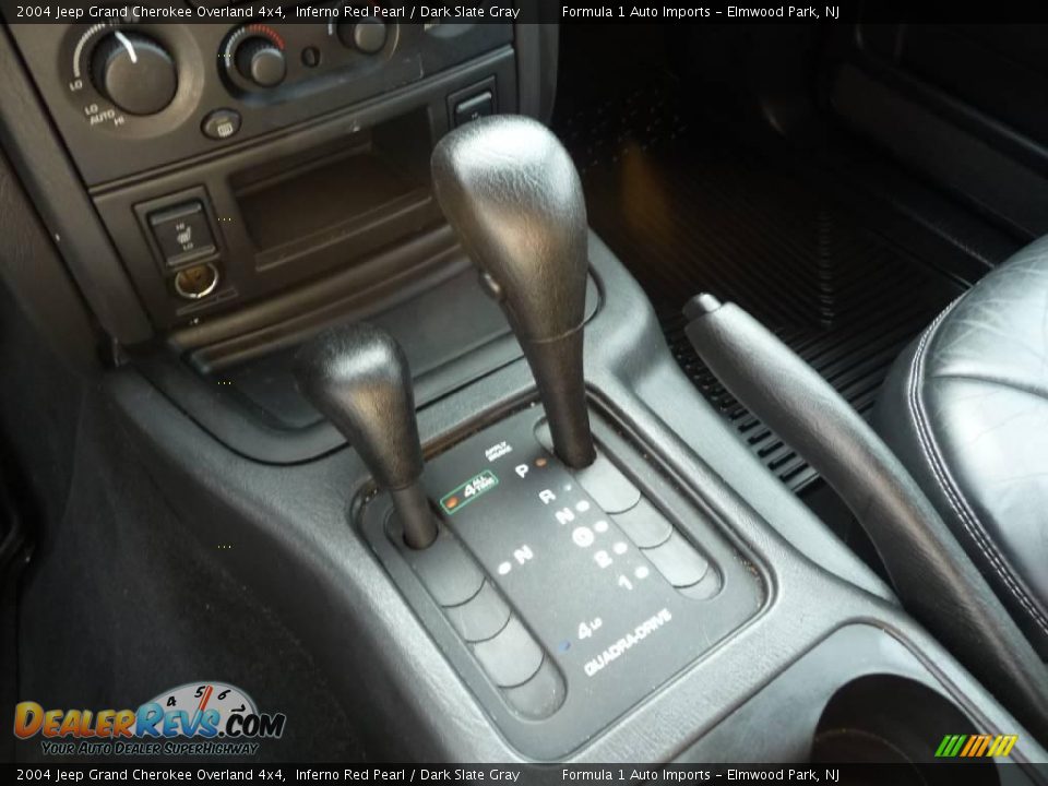 2004 Jeep Grand Cherokee Overland 4x4 Inferno Red Pearl / Dark Slate Gray Photo #18