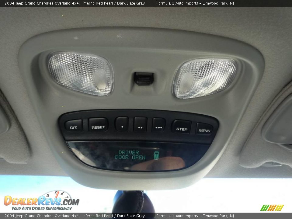 2004 Jeep Grand Cherokee Overland 4x4 Inferno Red Pearl / Dark Slate Gray Photo #19