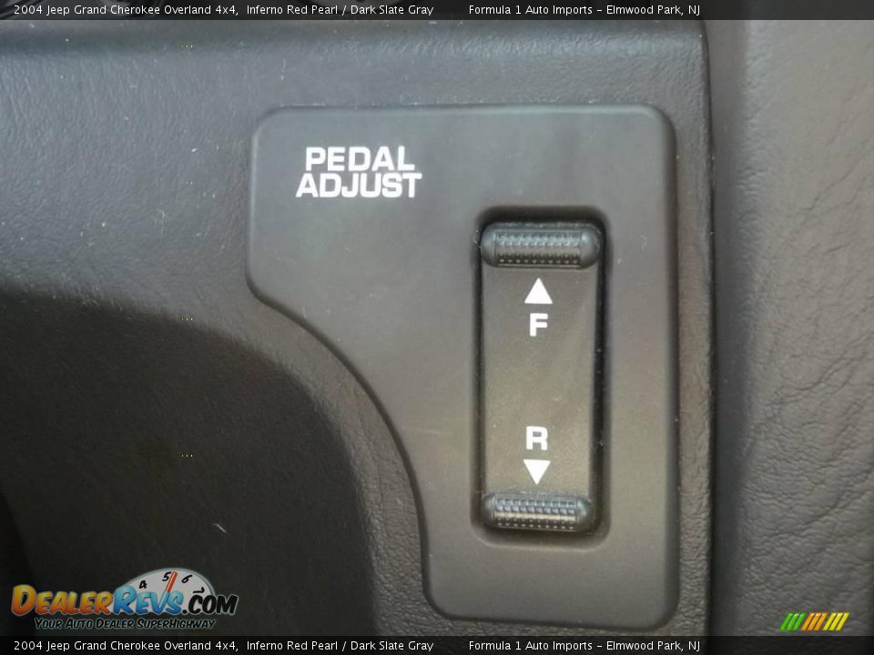 2004 Jeep Grand Cherokee Overland 4x4 Inferno Red Pearl / Dark Slate Gray Photo #21