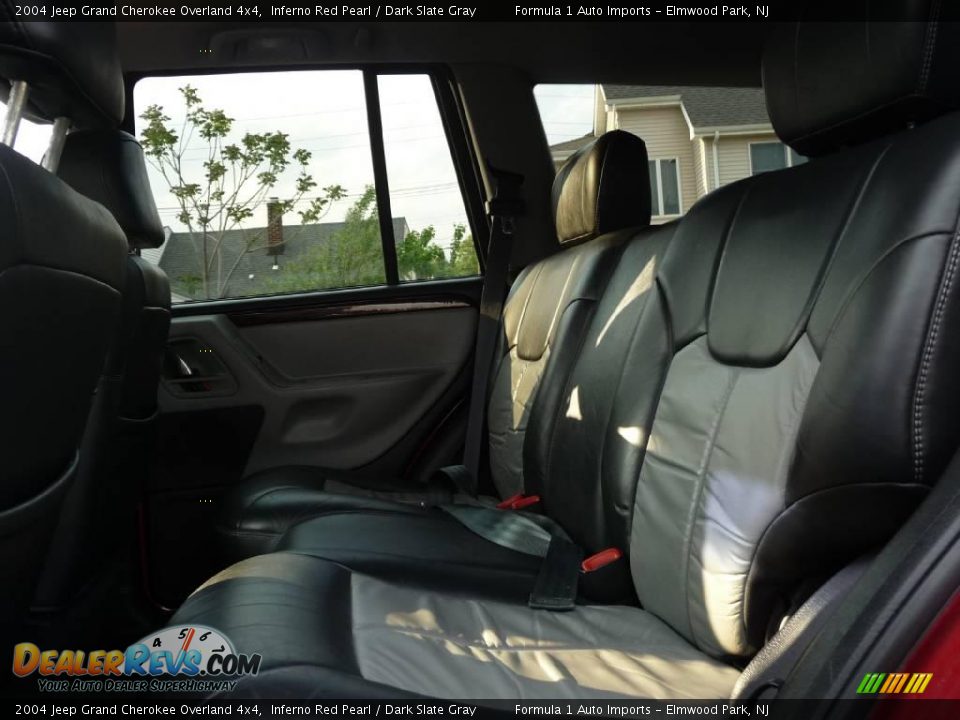 2004 Jeep Grand Cherokee Overland 4x4 Inferno Red Pearl / Dark Slate Gray Photo #22