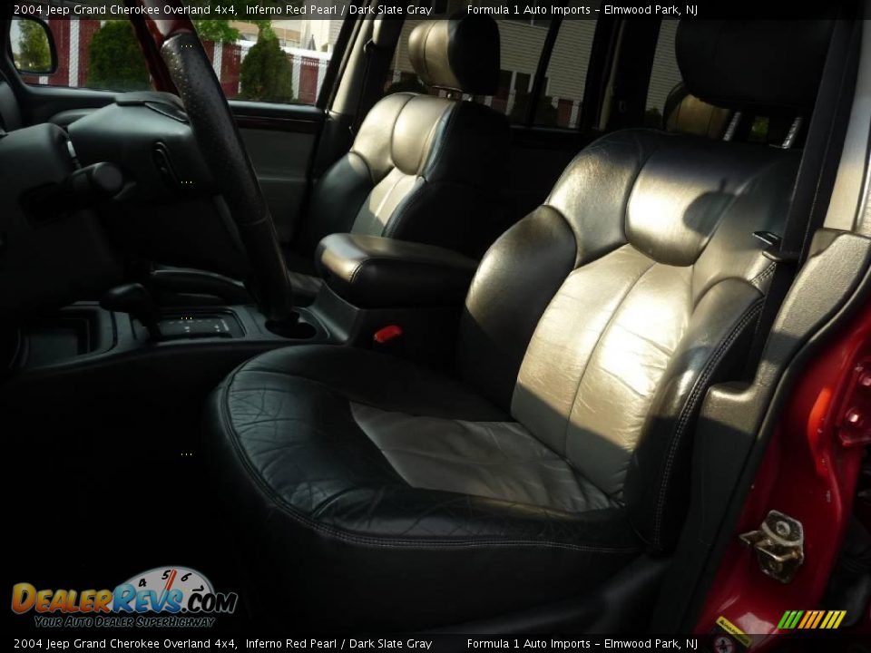 2004 Jeep Grand Cherokee Overland 4x4 Inferno Red Pearl / Dark Slate Gray Photo #24