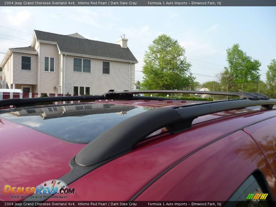 2004 Jeep Grand Cherokee Overland 4x4 Inferno Red Pearl / Dark Slate Gray Photo #25
